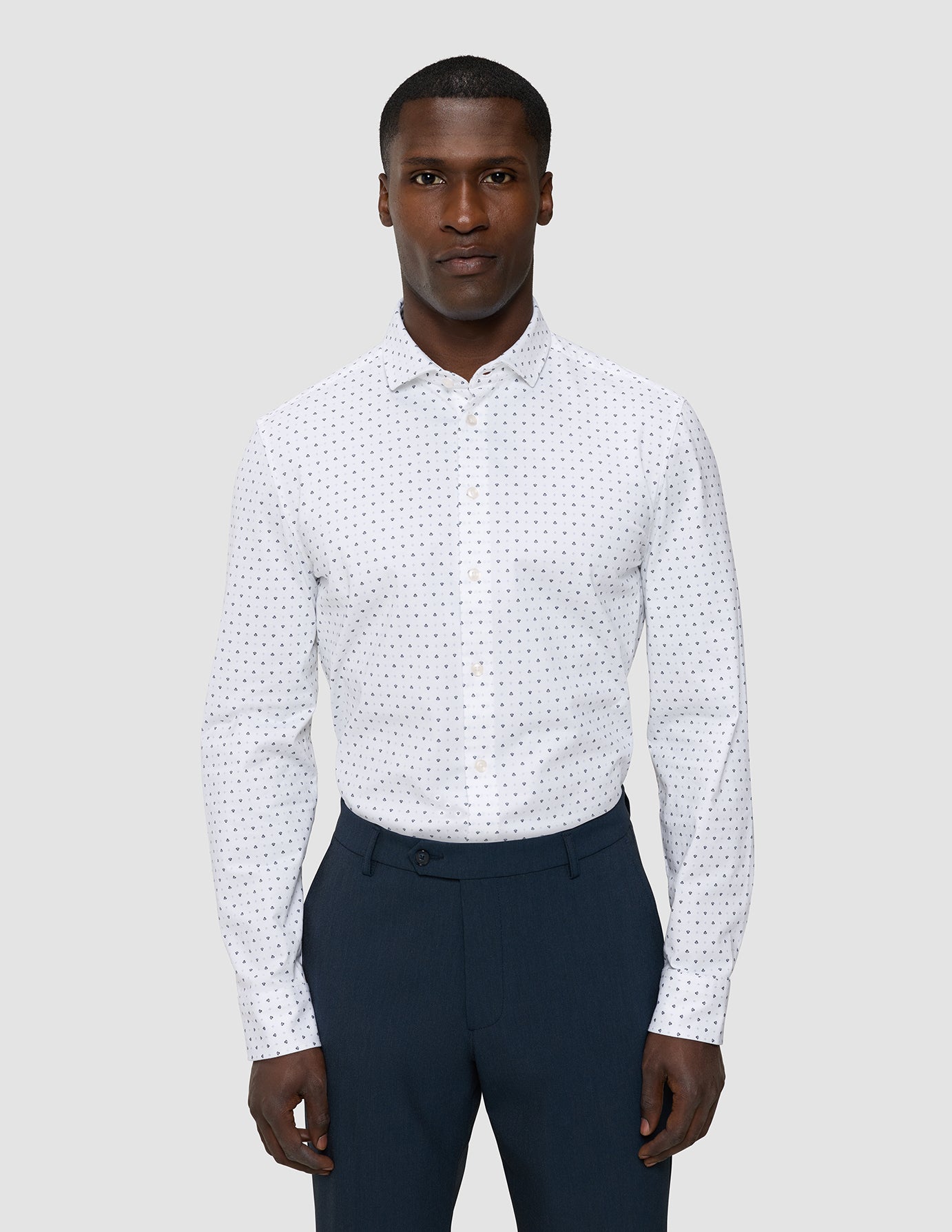 Classic Hemd Floral Bloom Slim